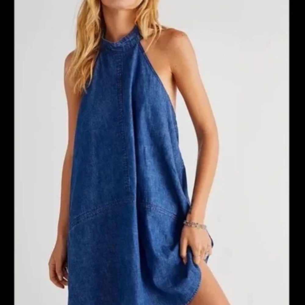 Free People denim dress